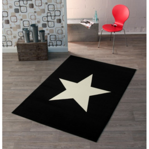 Hanse Home Dětský koberec Hvězda, 140x200 cm - černý