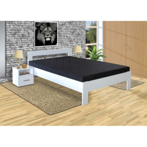 Nabytekmorava postel Sandra 200x120cm lamino: bílá, typ matrace: standardní 12cm