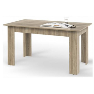 Jídelní stůl, rozkládací, dub sonoma, 140/180x80 cm, ADMIRAL