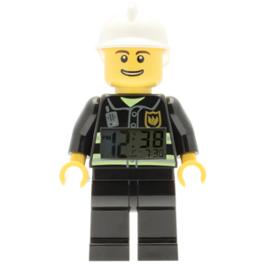 LEGO® Watch & Clock Dětské hodiny s budíkem City Fireman