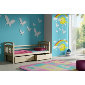 Vomaks Dětská postel DP 016 + zásuvky 200 cm x 90 cm Barva bílá