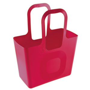 TASCHE taška XL plážová, zásobník, stojan na časopisy a noviny a na hračky KOZIO (Barva-tm červená-malinova)