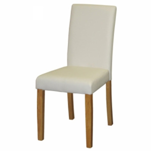 Idea jídelní židle PARA bílá / světlé nohy