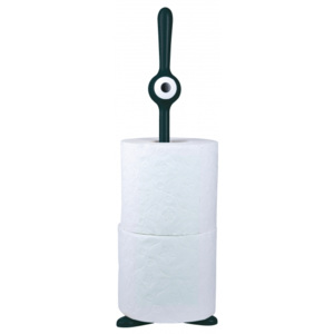TOQ zásobník, stojan na toaletní papír KOZIOL (barva-ČERNÁ)