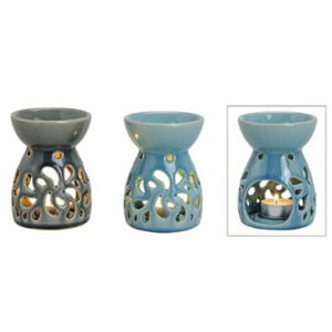 Aroma lampa keramika 12x8cm Barva: modrá