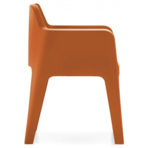 Designová plastová židle PLUS 630 (Oranžová) PLUS 630 Pedrali