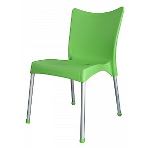 Zahradní plastová židle VITA AL/PP Zelená