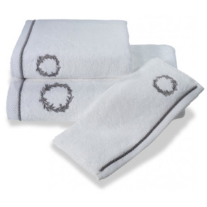 Soft Cotton Dárkové balení ručníků a osušek SEHZADE Bílá / stříbrná výšivka