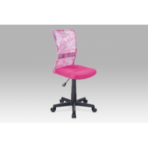Autronic kancelářská židle KA-2325 PINK růžová s motivem