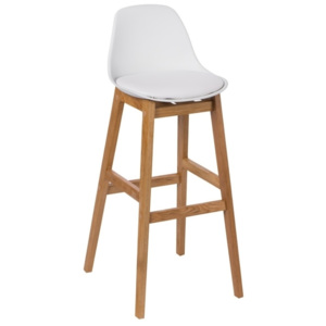 Barová židle Wood, bílá 64652 CULTY