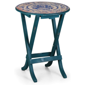 Retro skládací stůl Turquoise