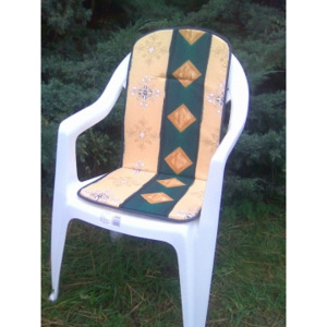 Bibl Čalouněný podsedák na vysokou židli 94x40x2 cm - barevný mix