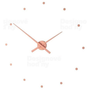 Nomon OJ růžové 80cm nalepovací hodiny