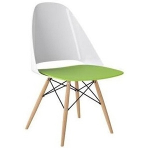 Židle Aero, bílá/zelená 42101 CULTY