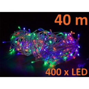 OEM M02045 LED osvětlení 40 m, barevné, 400 diod
