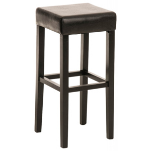 Barová židle Jully (SET 2 ks), černá podnož, černá / šedá