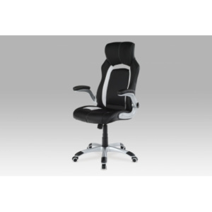Autronic kancelářská židle KA-E430 BK černá-bílá