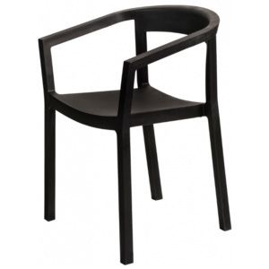 Designová židle Done s područkami, černá 22980 CULTY