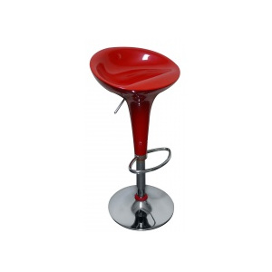 Barová židle CL-1213 RED červená