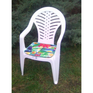 Bibl čalouněný podsedák sedák na židli 40x40x1.5 cm barevný mix