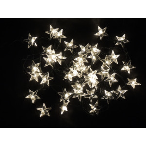 Světelný LED řetěz - hvězdy, 31837