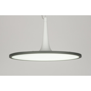 Závěsné designové šedé LED svítidlo Riolla Grey (Nordtech)