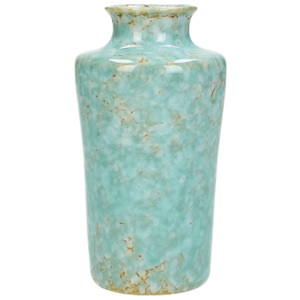 KERSTEN - Váza keramická, zelená, 7x7x13cm - (WER-0332)