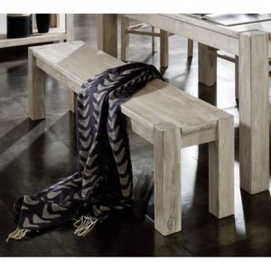 Masiv24 - WHITE WOOD lavice malovný akátový nábytek