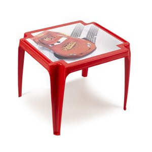 Bibl dětský plastový zahradní stolek SUSI disney červený