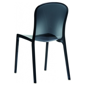 Transparentní židle Uma černá 3254 CULTY
