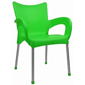 Moderní funkční plastová židle DOLCE AL/PP Zelená