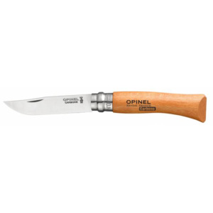Zavírací nůž vr n°07 carbon, 8 cm Opinel (barva-přírodní dřevo)