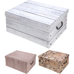 Home collection Úložné krabice Wood 51x37x24cm - Polena