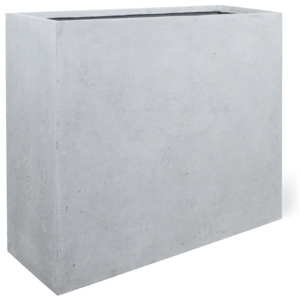 Polystone Divide rozdělovač prostoru Grey rozměry: 100 cm šířka x 35 cm hloubka x 80 cm výška
