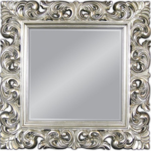 Závěsné zrcadlo Carol 92x92, stříbrná 70678 CULTY