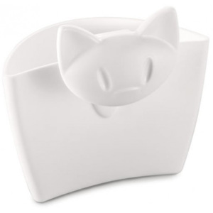 MIMMI kočka minitaška závěsná na čajové sáčky KOZIOL (Barva bílá)
