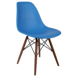 Židle DSW, královsky modrá (Tmavý buk) S25161 CULTY +