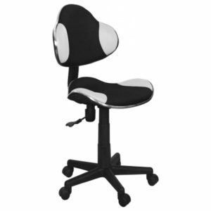CASARREDO Kancelářská židle Q-G2 černá/bílá