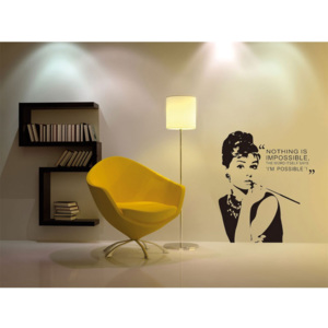 Vinylová samolepka na zeď, Audrey Hepburn