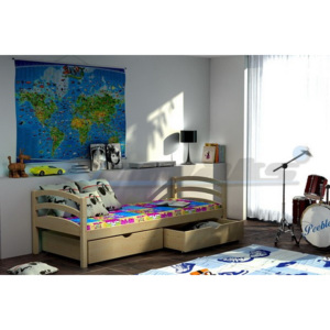 Vomaks Dětská postel DP 006 200 cm x 90 cm Barva bílá