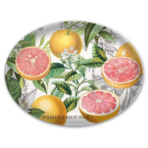Michel Design Works Skleněná oválná mýdlenka - Růžový grapefruit