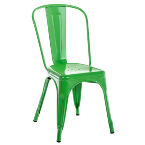 Jídelní židle kovová Direct, zelená
