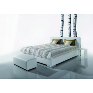 New Design manželská postel 160x200 Libro s roštem ND4, 202 bílá
