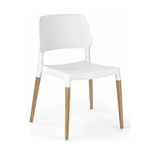 Jídelní židle K163 Bílá