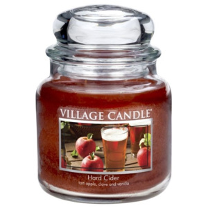 Village Candle Vonná svíčka ve skle, Jablečný cider - Hard cider, 397 g, 397 g