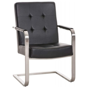 Konferenční židle Welly, umělá kůže (Černá) csv:10674301 DMQ