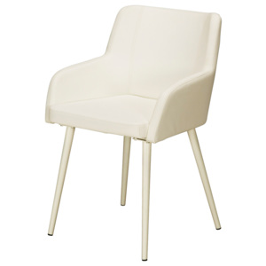 Jídelní židle s područkami Venice (SET 2 ks) bílá, bílá
