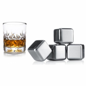 Whiskey stones, 4 ks VacuVin