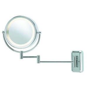 Stříbrné zrcadlo s osvětlením Markslöjd Face