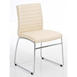 Jednací / jídelní židle Linda (SET 2 ks), bílá